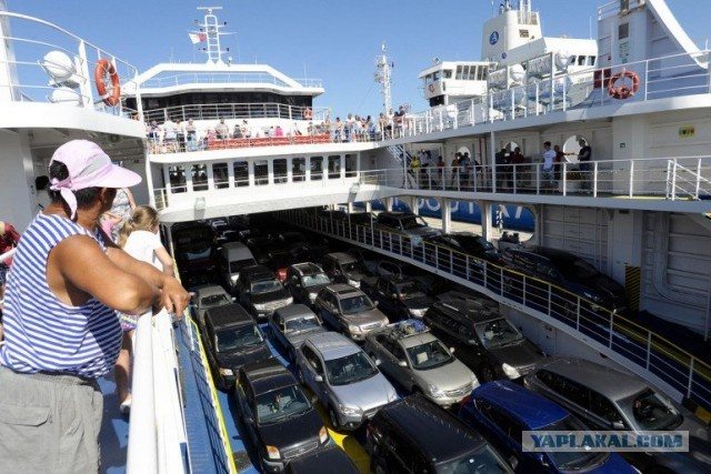 Очередь на Паром из Крыма в Воскресенье