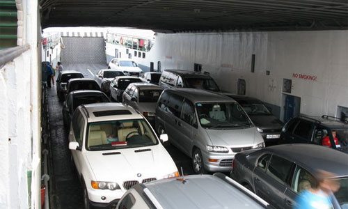 Время в Пути на Пароме Порт Кавказ